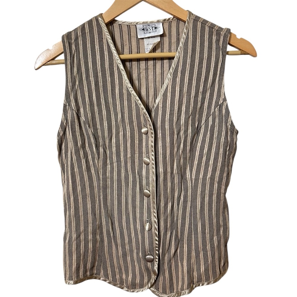 🎀BOGO 50% off 💎Vintage America Striped Button-Down Blouse